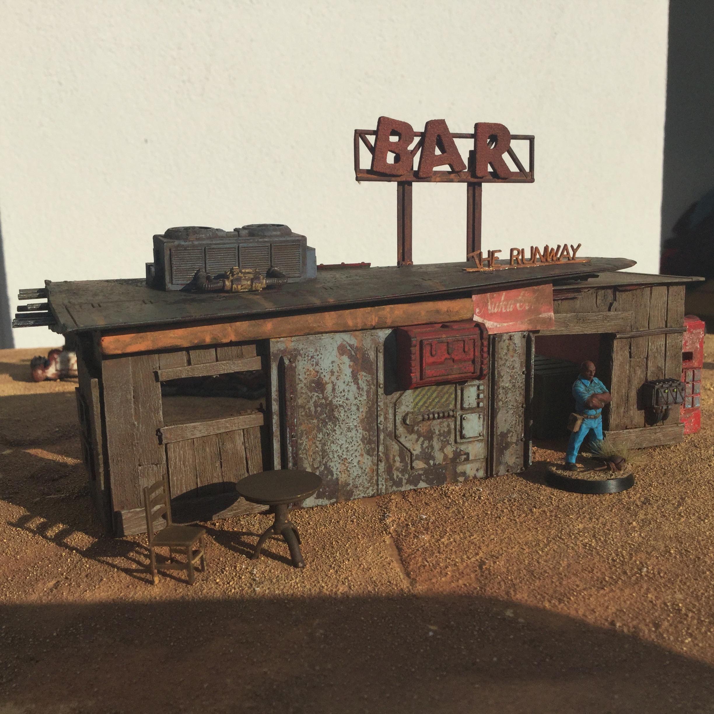 Fallout Future Wars Post Apocalypse Rust Terrain Junktown Bar